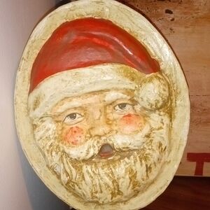 Rare Kurt Adler Santa Box with Lid Oval